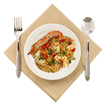 Linguini Gamberoni Pasta 